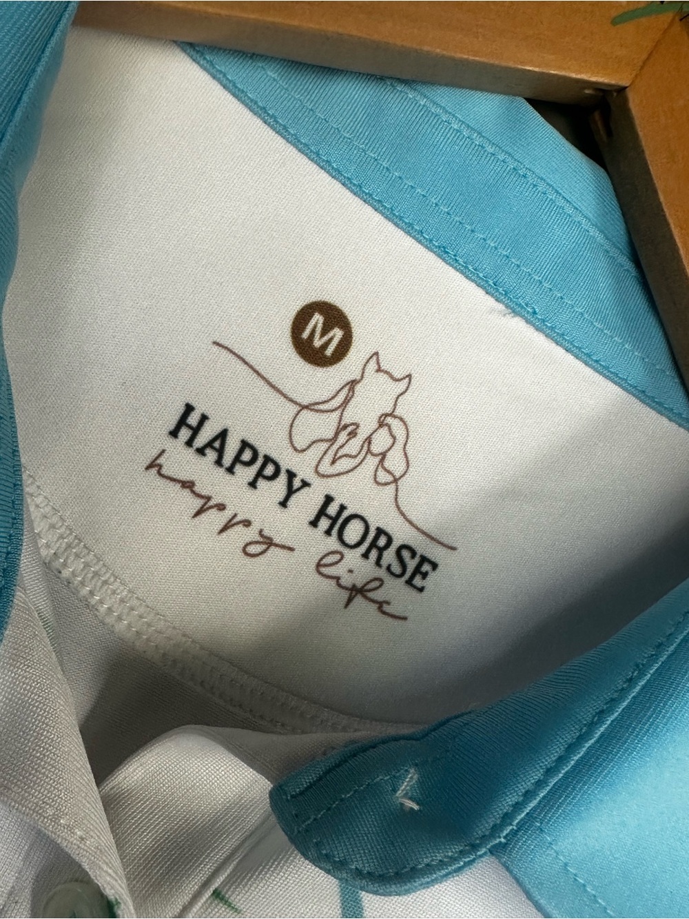 Happy Horse Happy Life Equestrian Linda Parelli Polo Top - Picture 7 of 8